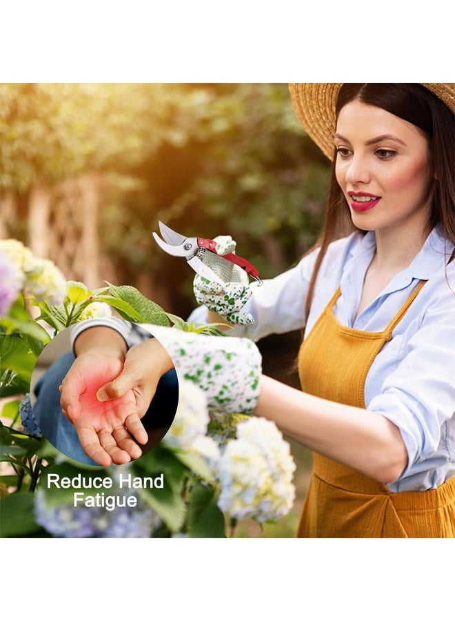 جيه زد اس مقصات تقليم JZS للحدائق، مقصات حدائق شديدة التحمل، مقصات يدوية احترافية، مقصات تشذيب الأشجار، مقصات حدائق للنباتات، مقصات تحوط، أدوات حدائق، لون أسود - Image 4