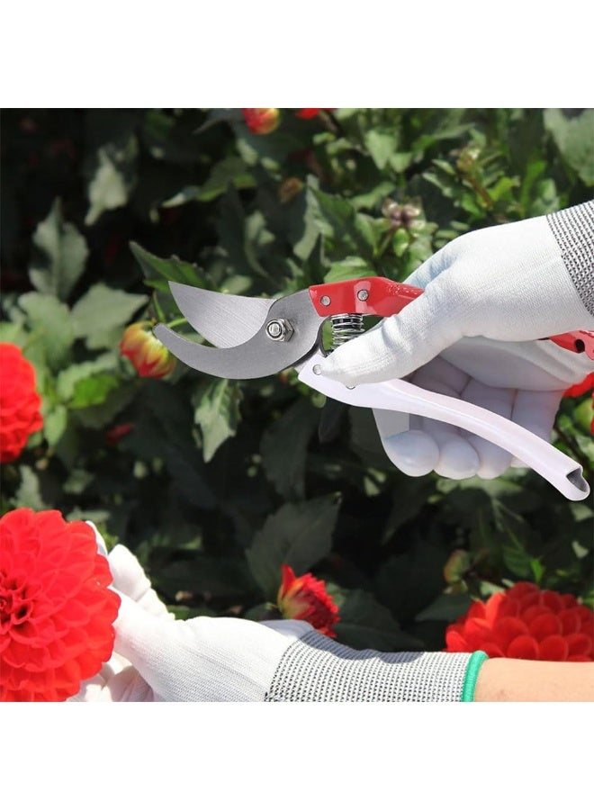 جيه زد اس مقصات تقليم JZS للحدائق، مقصات حدائق شديدة التحمل، مقصات يدوية احترافية، مقصات تشذيب الأشجار، مقصات حدائق للنباتات، مقصات تحوط، أدوات حدائق، لون أسود - Image 5