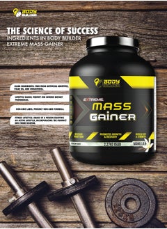 Body Builder Extreme Mass Gainer Chocolate Flavor 5 LB  - Image 5