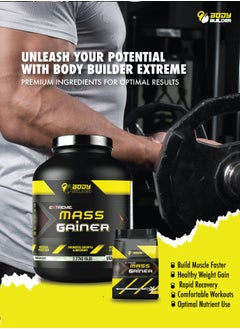 Body Builder Extreme Mass Gainer Chocolate Flavor 5 LB  - Image 3