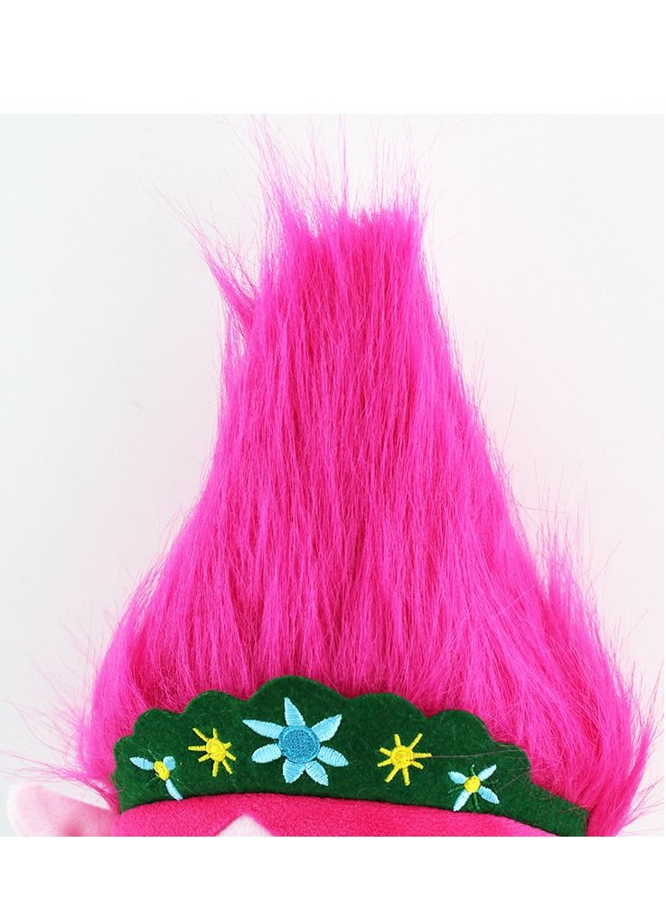 Kids Bedding Soft Plush Cuddle Pillow Buddy, One Size, Trolls World Tour Poppy - Image 3