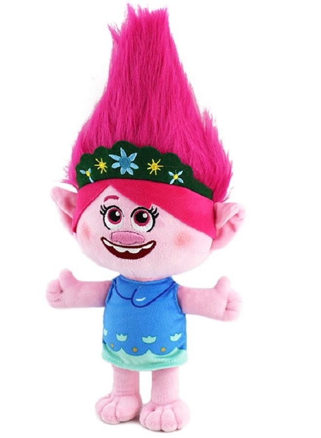 Kids Bedding Soft Plush Cuddle Pillow Buddy, One Size, Trolls World Tour Poppy - Image 2