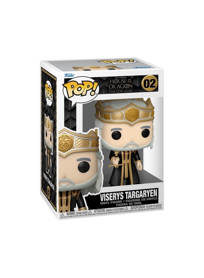 Funko Pop House of Dragon - King Viserys Targaryen Targaryen - House of The Dragon - Collectable Vinyl Figure - Gift Idea - Official Merchandise - Toys for Kids & Adults - Fantasy Fans - Image 1