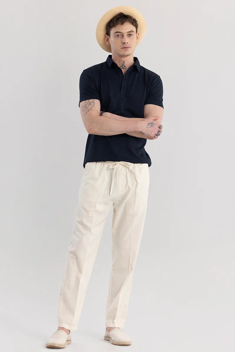 SNITCH Meteor Navy Blue Polo T-Shirt - Image 3