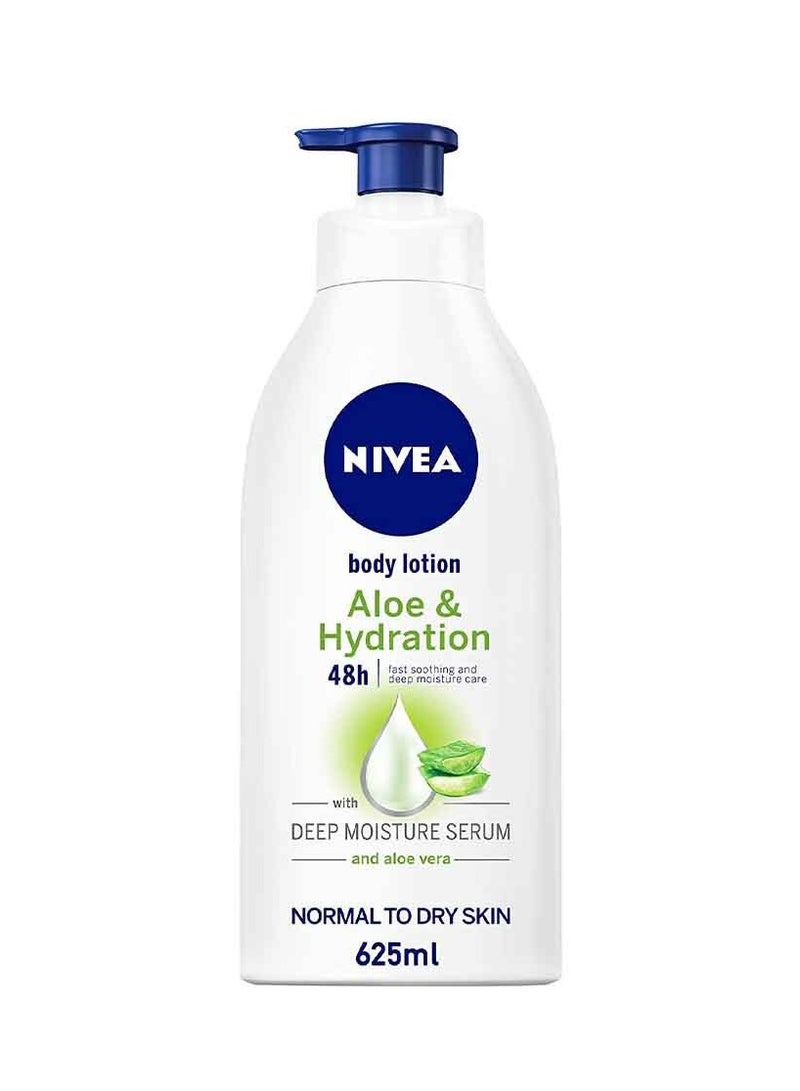Nivea Aloe & Hydration Body Lotion Normal to Dry Skin 625ml