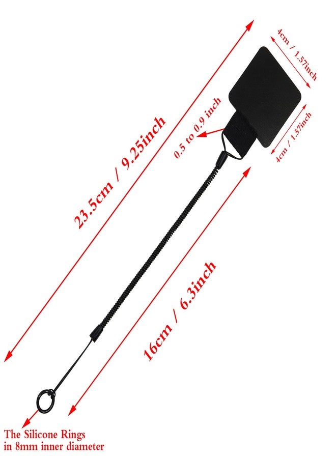 Mini Skater Plastic Elastic Tether Lanyard with Silicone Ring & Pen Loop Holder for Tethering Stylus Pen to Drawing Tablet (1) - Image 2