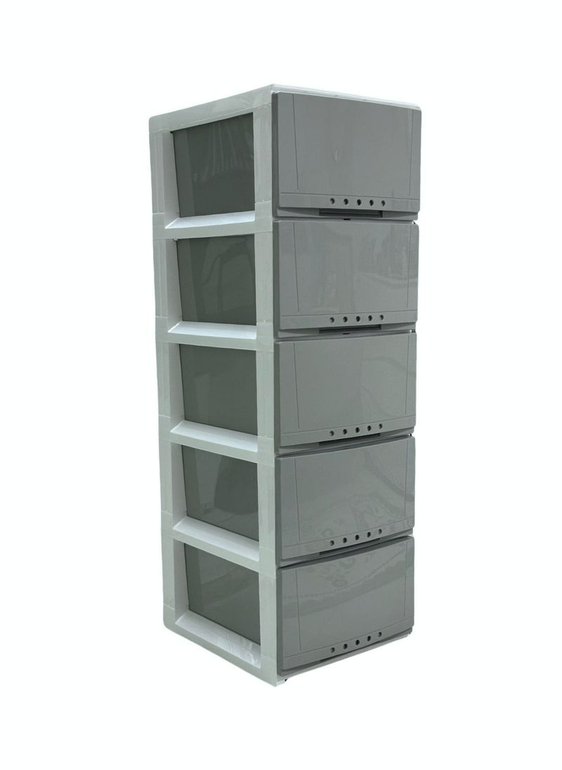 Chest of 5 Drawers Grey 42×34×104 cm - pzsku/ZB92C5954BB7A1E950D61Z/45/_/1697884950/cbd7b32e-eaa9-4084-b4a7-497aa09f0a6b