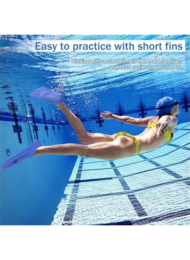 HOOKOR Swimming Training Fins,Comfortable Silicone Flippers for Swimming and Diving,Size Suitable Kids Girls Boys - Image 5