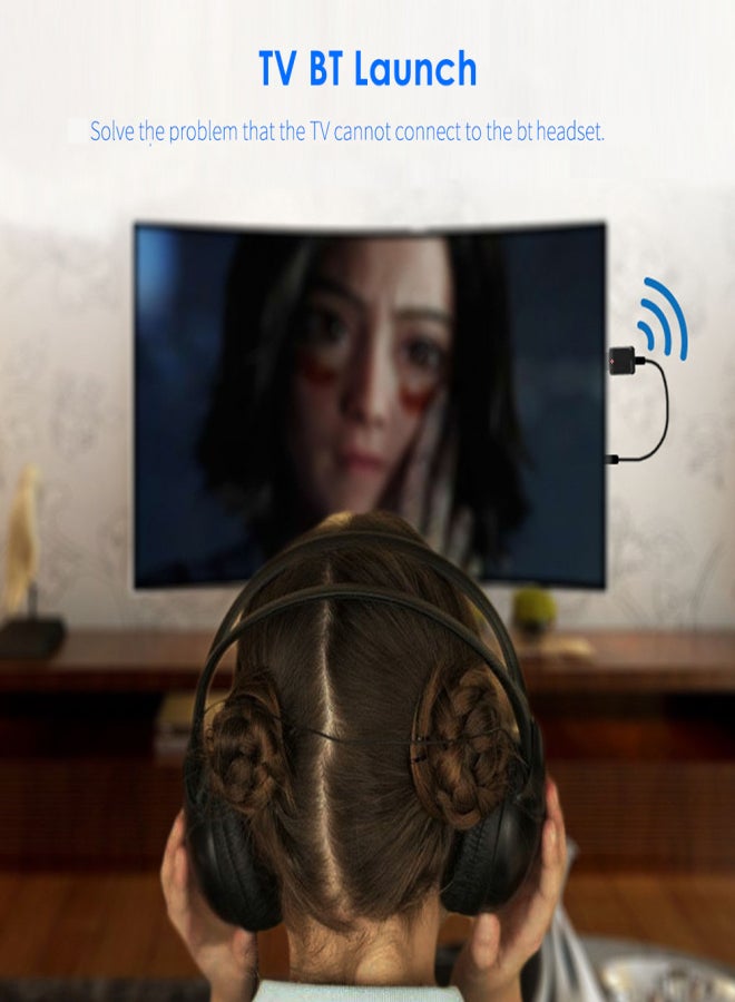 BT 5.0 Wirelessly Receiver Audio Adapter Transmitter 3.5mm Music AUX Car - Image 5