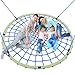 Trekassy 60 Large Spider Web Saucer Tree Swing for Kids Adults 750lbs Heavy Duty Outdoor Net Swing with Steel Frame and 2 Tree Hanging Straps Patented - Image 3