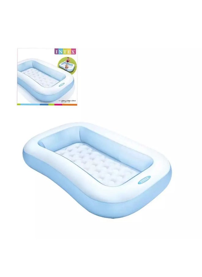 INTEX Intex Rectangular Pool - Inflatable Rectangular - Pool Kids Summer Pool - Portable Swimming Kids Pool  - Image 2