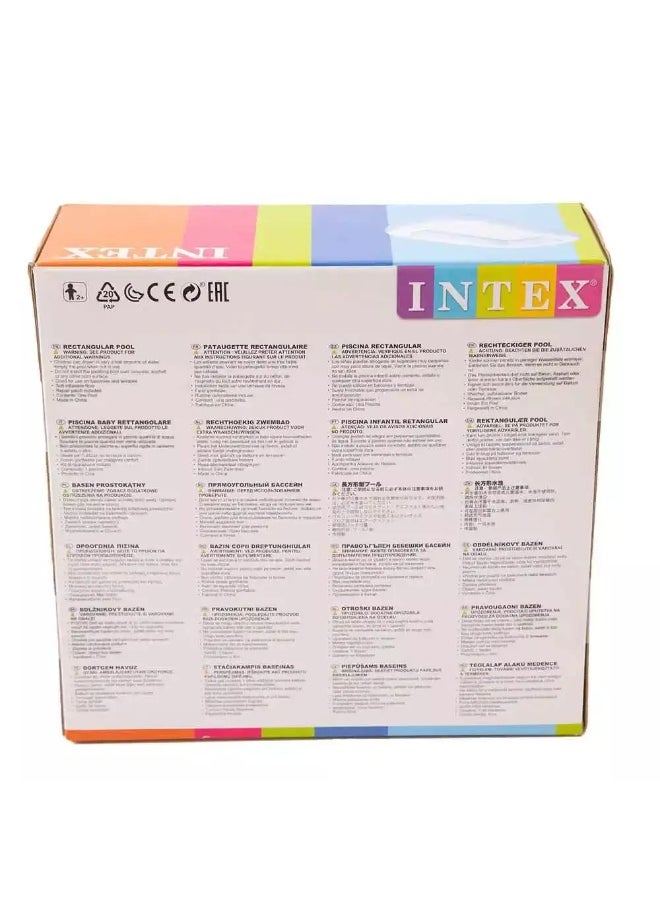 INTEX Intex Rectangular Pool - Inflatable Rectangular - Pool Kids Summer Pool - Portable Swimming Kids Pool  - Image 5