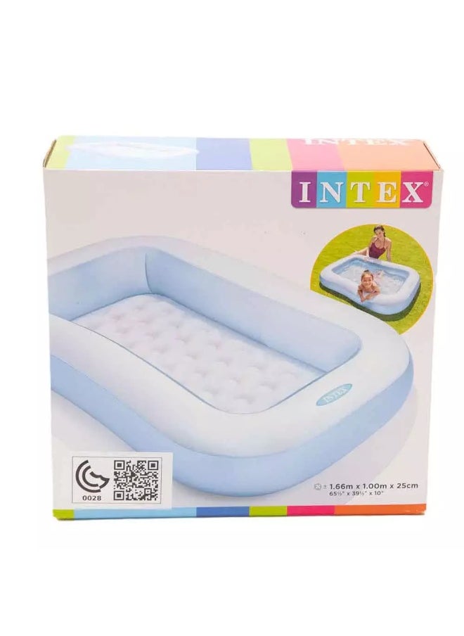 INTEX Intex Rectangular Pool - Inflatable Rectangular - Pool Kids Summer Pool - Portable Swimming Kids Pool  - Image 4
