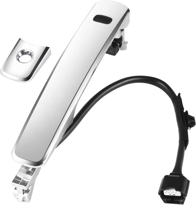 BINWUHI Chrome Exterior Front Left Driver Side Door Handle with Smart Entry Keyless for Nissan Rogue 2010-2013 - Image 1