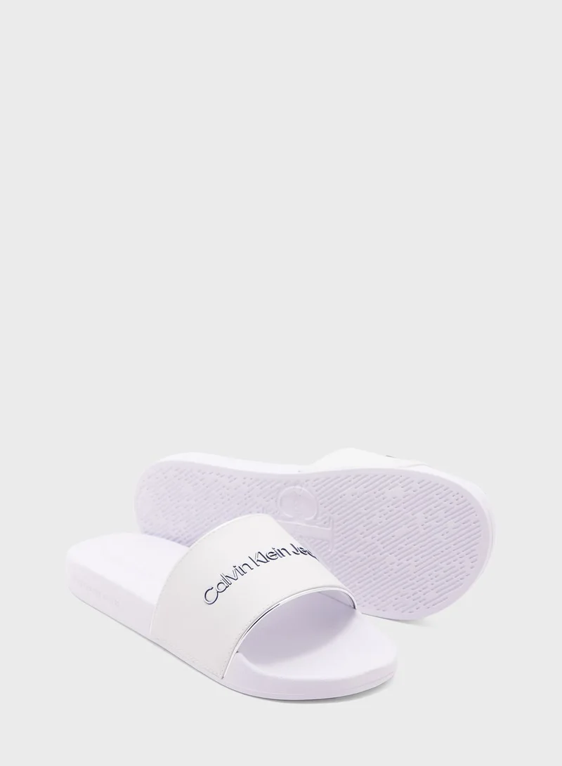 Calvin Klein Jeans One Strap Flip Flops