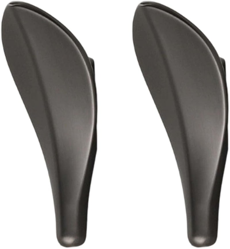 خطاف حائط من السبائك لتوفير المساحة لحامل الملابس لتنظيم المنزل باللون الأسود - Image 2