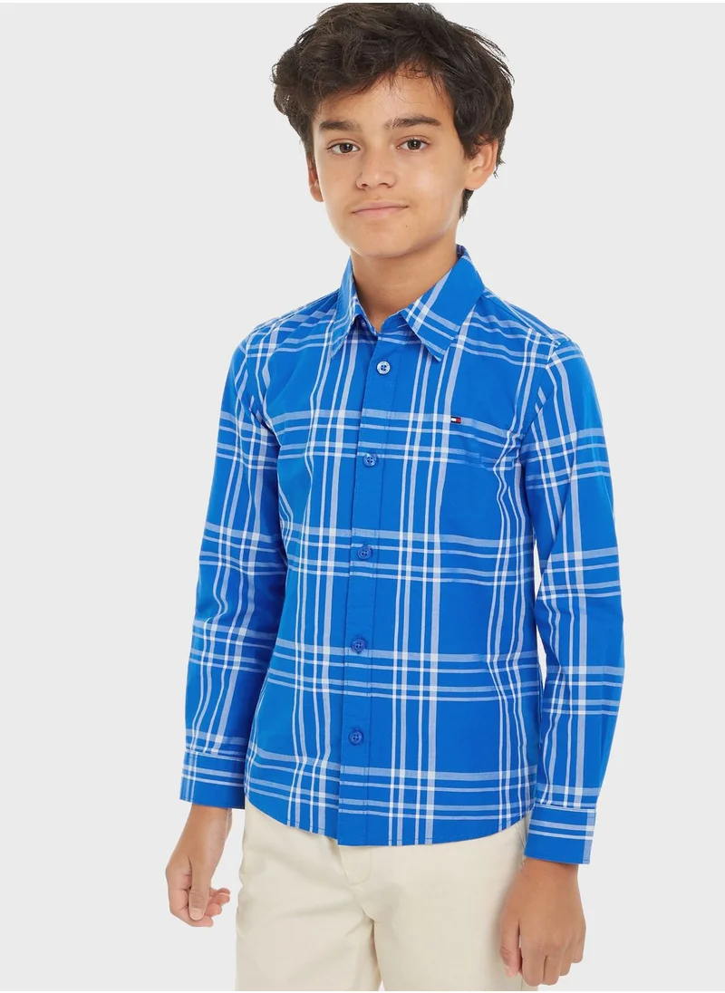 TOMMY HILFIGER Kids Checked Shirt