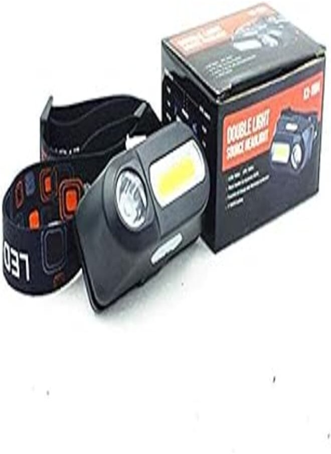 Pelican - Mini COB LED Headlight Headlamp Head Lamp Flashlight USB Rechargeable Torch Camping Hiking - Image 1
