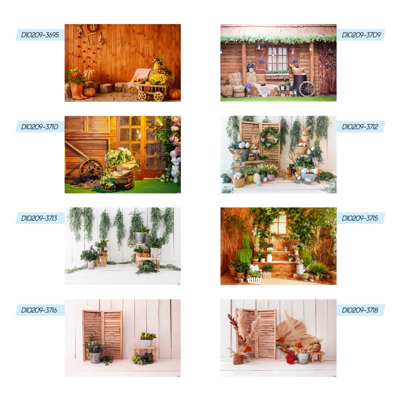 ANDOER Photography Backdrop 2.1 * 1.5m/7 * 5ft Polyester Fiber Durable Reusable - Non-Reflective Digital Printed Backdrop Background for Home Studio Kids Photography Party Decoration - Image 5