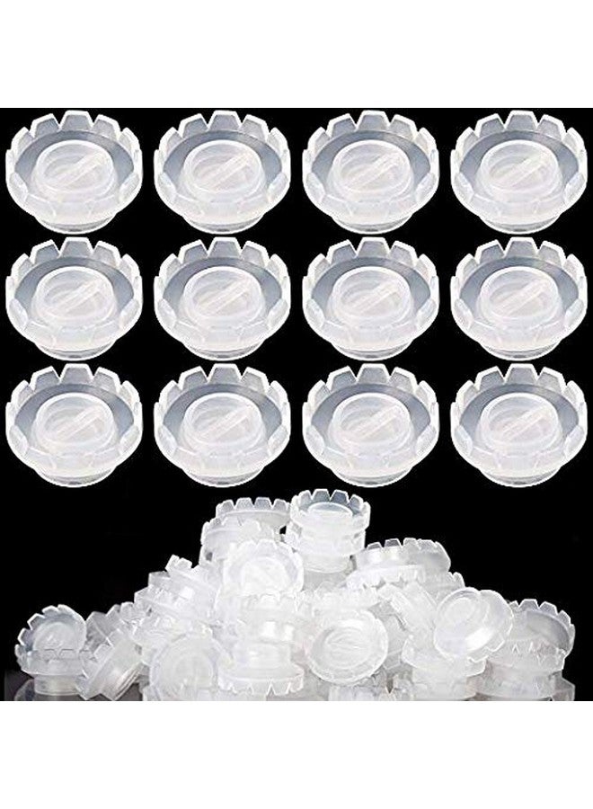 COOSKIN 100Pcs Pigment Eyelash Glue Holder Eyelash Supply Holder For Eyelash Graftingquick Fan Blossom(Without Ring) - Image 1
