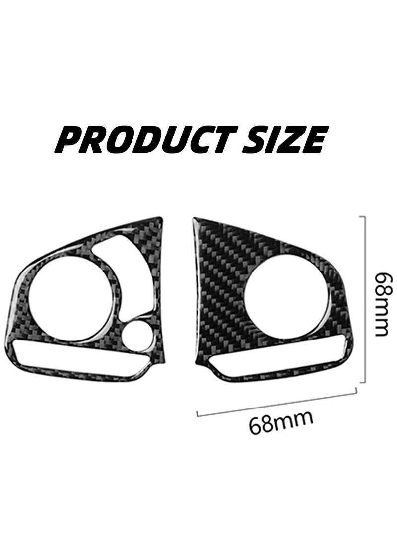 KASTWAVE - Steering Wheel Sticker for Honda Civic 10th Gen 2016-2019, Carbon Fiber Auto Accessories, Interior Modification Decal - Image 1