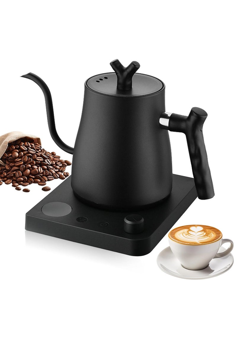 Perfin V60 Gooseneck Kettle, 1000W Smart Electric Kettle, 1L Precision Pour-Over Coffee & Tea Maker with ±1°C Control, 36H Keep Warm & LED Display for Home/Cafe - Image 1