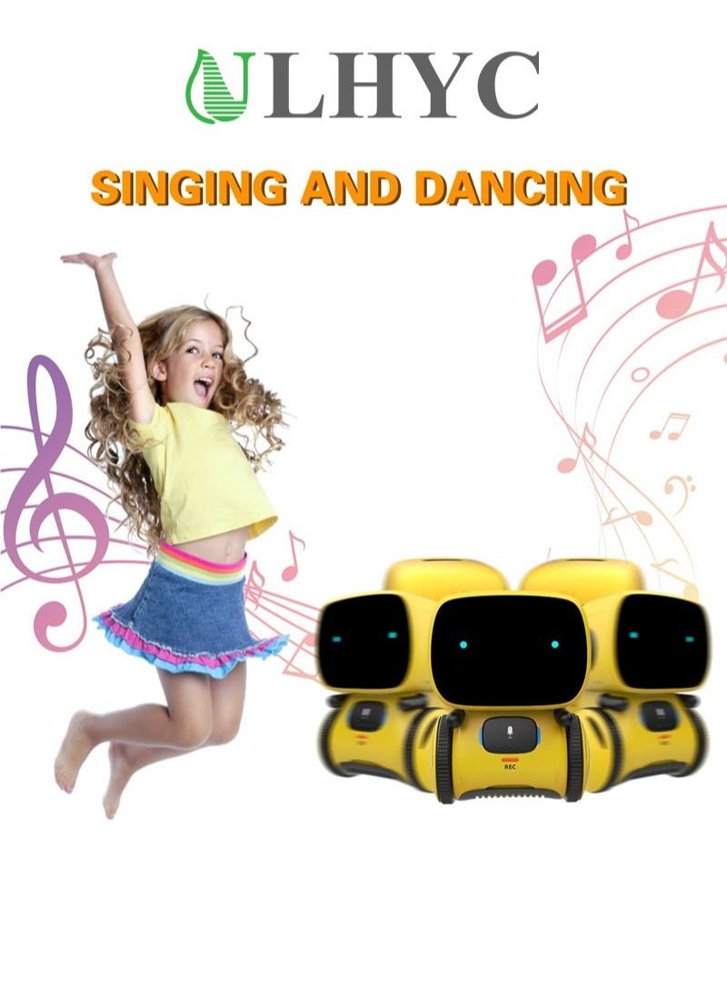 ULHYC - 98K Robot Toy for Boys and Girls, Smart Talking Robots Intelligent Partner and Teacher with Voice Control and Touch Sensor, Singing, Dancing, Repeating, Gift Toys for Kids of Age 3 and Up - Image 1
