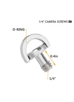 Y&D Camera Screw Adapter, 1/4 to and 3/8 with D-Ring Tripod Mount Converter Set, for Camera/ Tripod/ Monopod/ Ballhead/ Light Stand/ Shoulder Rig (22 Pcs)  - Image 4
