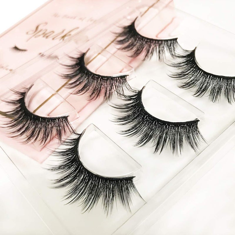 The Book of Lashes: Volume 2 - Sparkle - (Reusable False Eyelashes) - (Cruelty Free) - (3 Pairs) - Image 2
