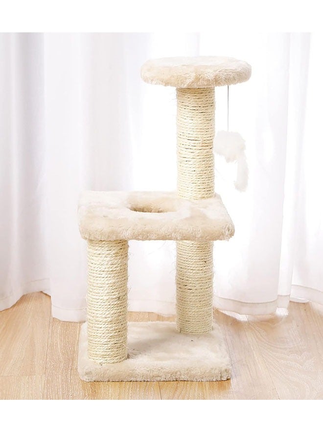 إن كي أكس شجرة لعب هريرة متعددة المستويات مع عمود خدش وسلم - Image 2