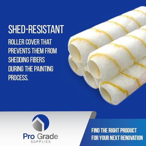 Pro-Grade Pro Grade - Paint Roller Covers - 1/2 X 9 Inch Microfiber 5 Pack - Image 5