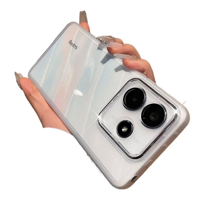LS غطاء واقي، شفاف، مقاومة السقوط, حماية عدسة، مقاوم للصدمات لـ Redmi Note 14 باللون الأحمر - Image 2