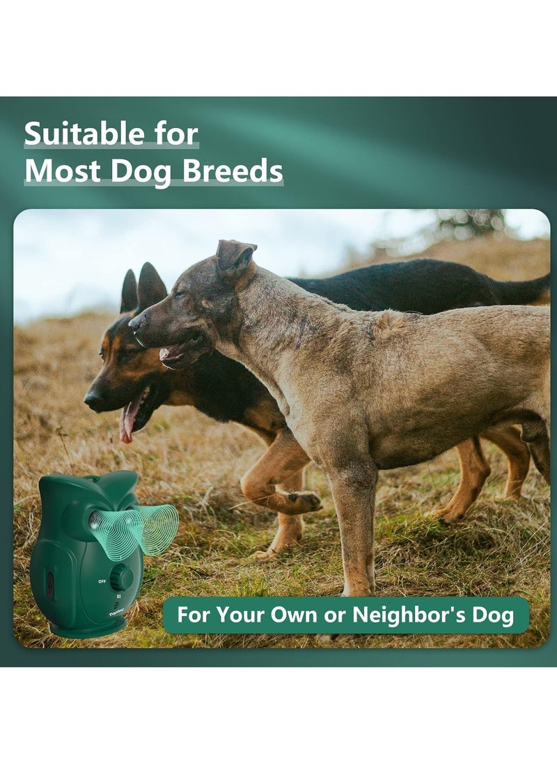 Anti Bark Device, Waterproof Strong Rechargeable Barking Deterrent, Easy To Use Dog Barking Control Device With Dual Ultrasonic Speakers Safe For Human And Dogs, (1pc)