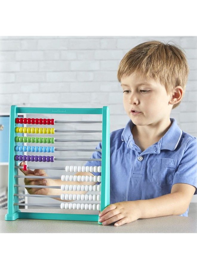 hand2mind Color Changing Plastic 100 Bead Abacus Abacus For Kids Math Math Manipulatives Kindergarten Counting Rack For Kids Counters For Kids Math Educational Toys For Elementary Kids (Set Of 1) - Image 5