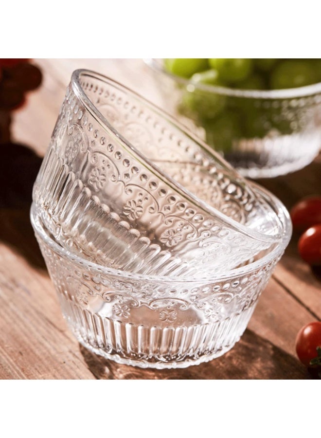 BOWETTE Set of 12 13 OZ (385ml) Glass Small Bowls for Kitchen Dessert for Ice Cream Snack Side Dishes Small Serving Bowls for Dipping - Image 3