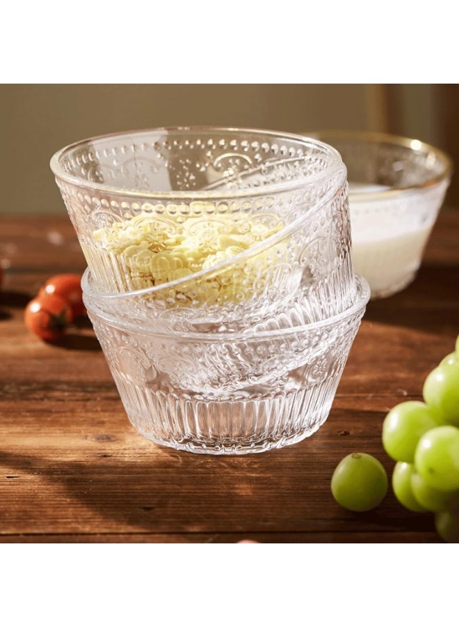 BOWETTE Set of 12 13 OZ (385ml) Glass Small Bowls for Kitchen Dessert for Ice Cream Snack Side Dishes Small Serving Bowls for Dipping - Image 5