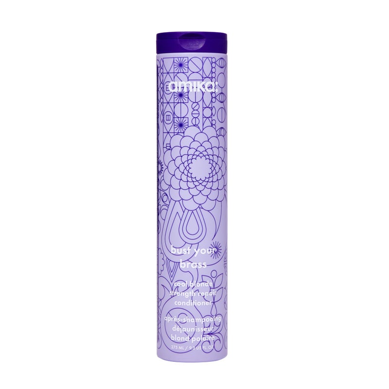 amika amika bust your brass cool blonde strength repair conditioner 275ml