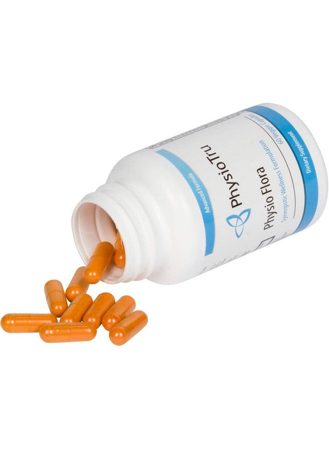 PhysioTru Physio Flora Curcumin Piperine, Probiotics and Prebiotics for Gut, 60 Veggie Capsules - Image 5