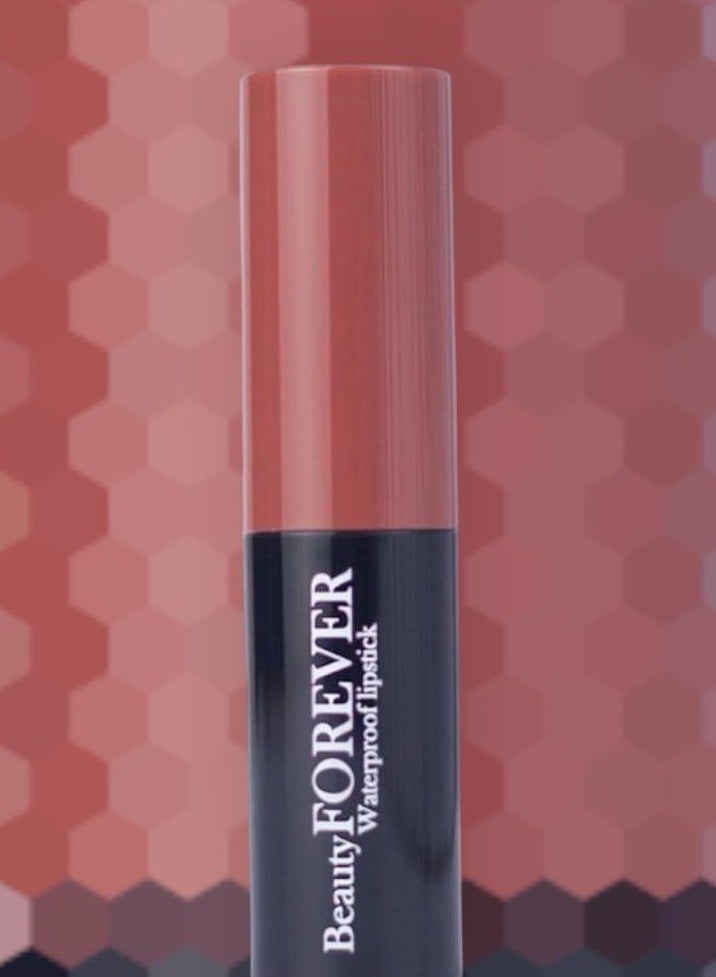 بيوتي فوريفر أحمر شفاه ضد الماء غير لامع يدوم طويلاً رقم 6