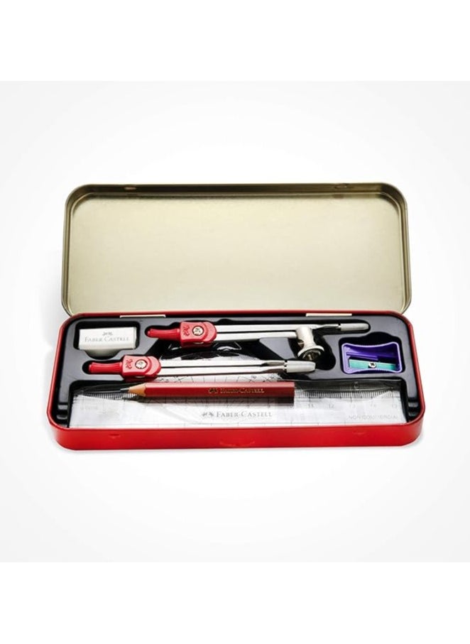 FABER-CASTELL - Faber-Castell TORUS MATHEMATICAL SET 9PC - Image 1