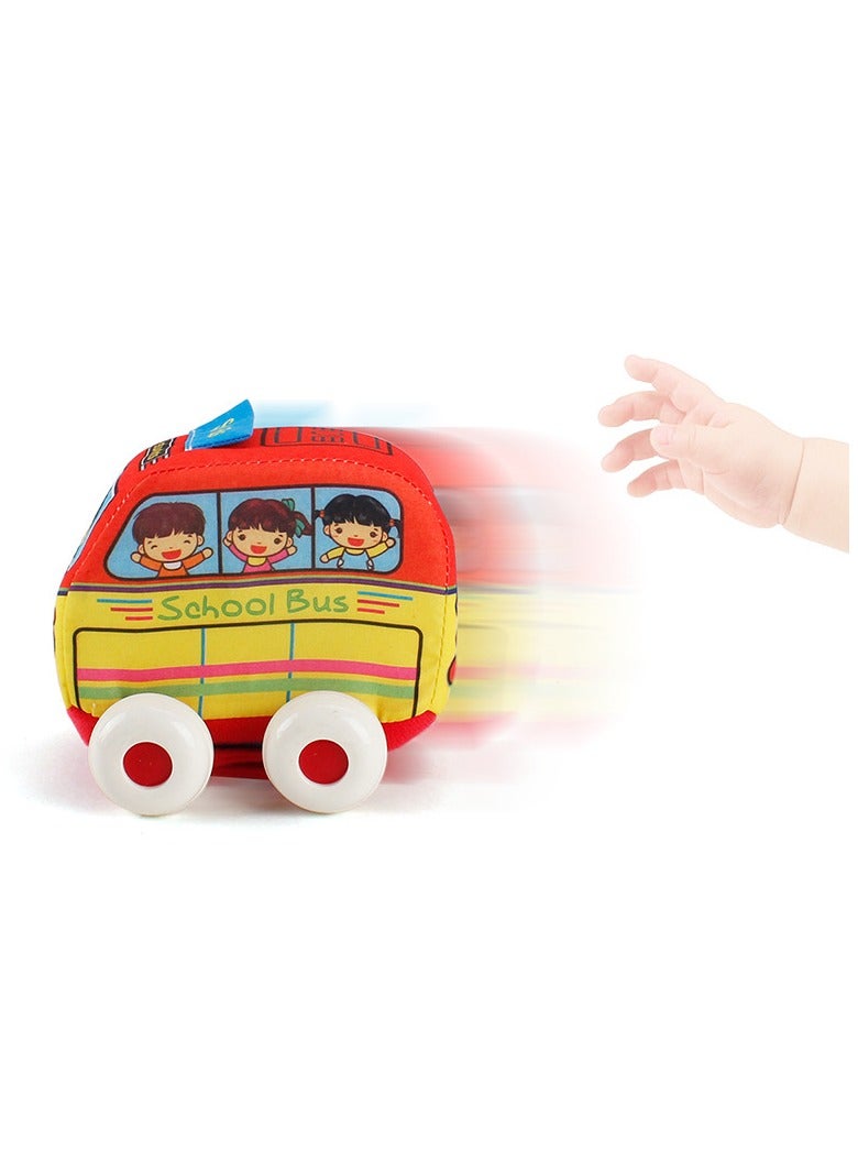 Pull Back Car Set for Kids Soft Baby Toy Set with 3 Cars Pull Back Cars Toys for Babies and Toddlers  - Image 2