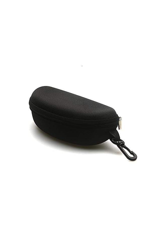 PROMASS Sunglasses Case and Large Waterproof Eyeglasses Case Hard EVA zipper for Men & Women or Children with Cleaning Cloth  - Image 1