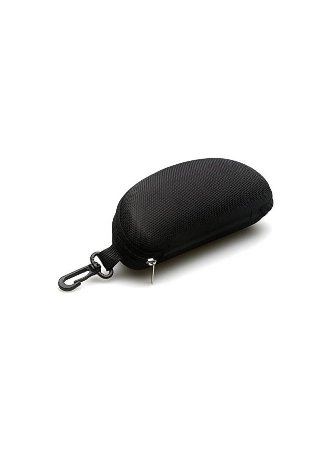 PROMASS Sunglasses Case and Large Waterproof Eyeglasses Case Hard EVA zipper for Men & Women or Children with Cleaning Cloth  - Image 2
