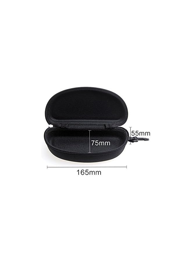 PROMASS Sunglasses Case and Large Waterproof Eyeglasses Case Hard EVA zipper for Men & Women or Children with Cleaning Cloth  - Image 5