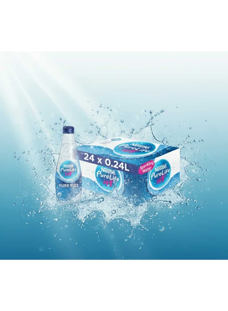 نسلة بيور فيز مياة غازية 240 ملي * 24 زجاجة - Image 1