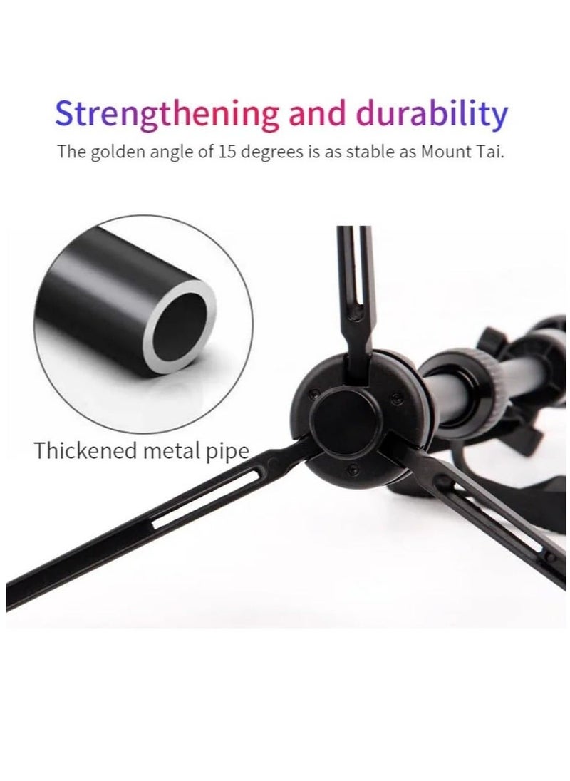 JAJEEK Table Tripod Stand – Lightweight Aluminum, 39.5cm Max Height, 3kg Load Capacity for Mobile Phones & Cameras - Image 3