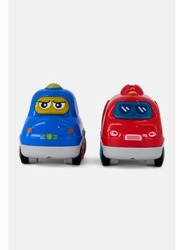 Preschool Fun 2 Pieces Cartoon Vehicle, Multicolor  - Image 5