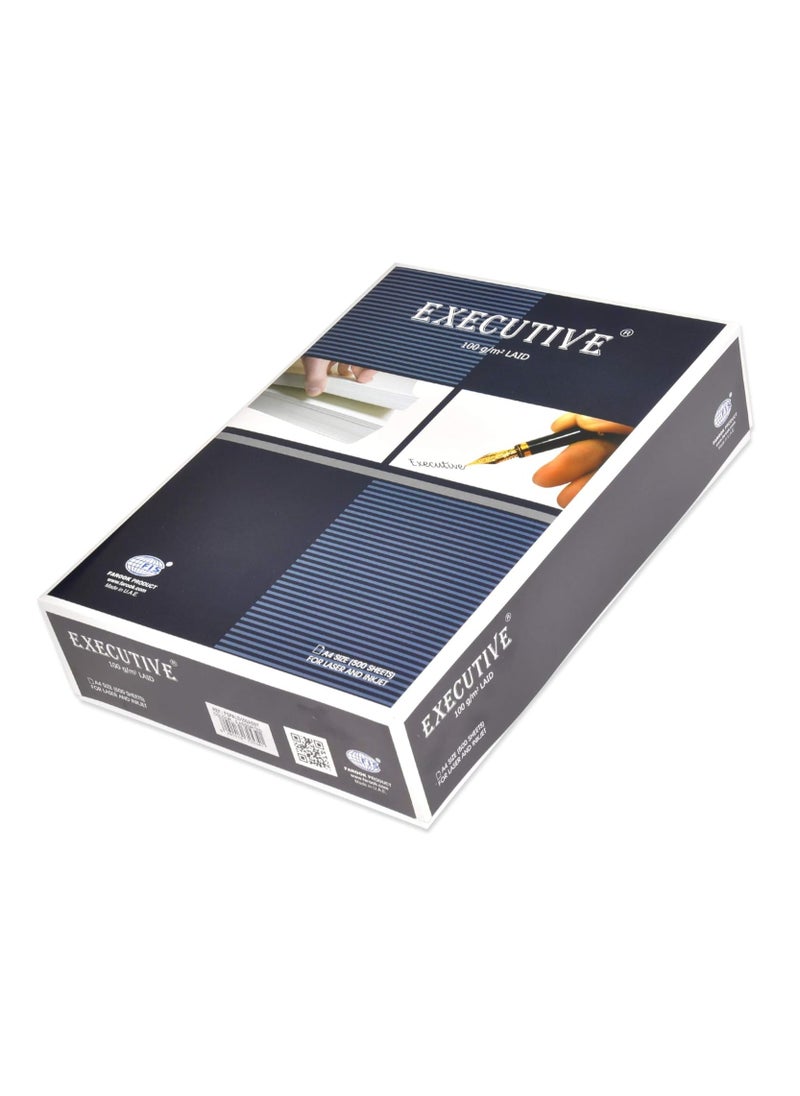 FIS 500-Sheets FIS A4 Executive Laid Paper 100gsm, Multicolor - FSPALD100ASST  - Image 2