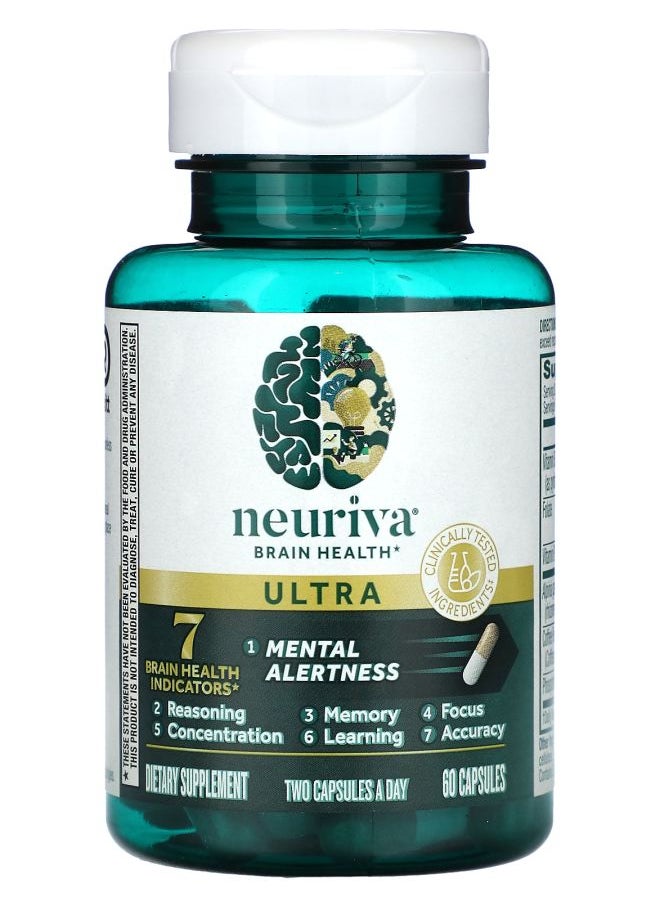 Schiff Neuriva Brain Health Ultra 60 Capsules  - Image 2
