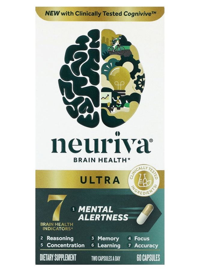 Schiff Neuriva Brain Health Ultra 60 Capsules  - Image 1